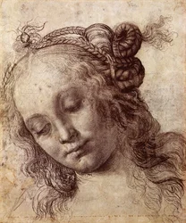 Femme regardant vers le bas